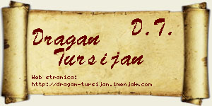 Dragan Turšijan vizit kartica